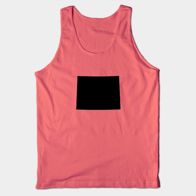 Black Wyoming Tank Top by AdventureFinder